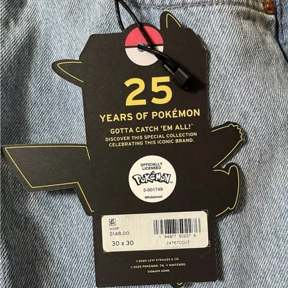 NWT Levis collab with pokemon - Picture 3 of 8